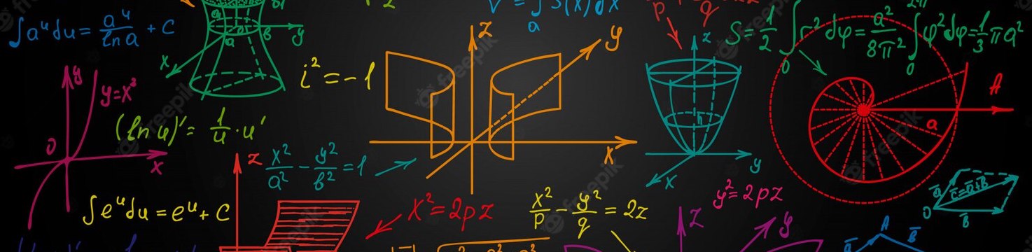 Un tableau noir plein de math